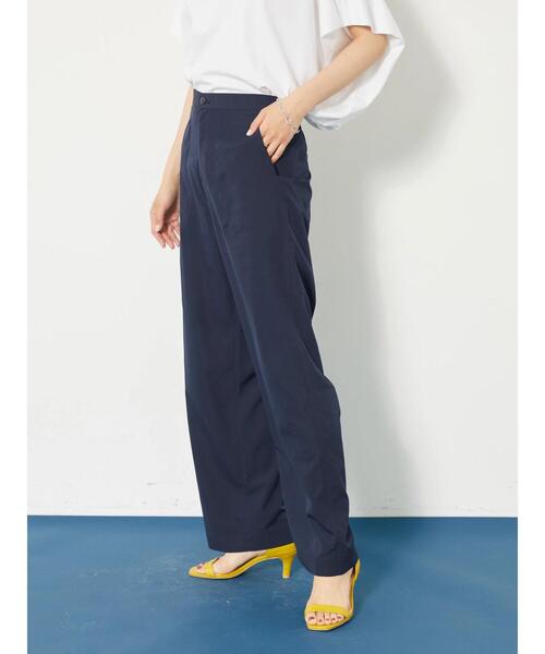 AMERICAN HOLIC(アメリカンホリック)の「アウトポケットワイドパンツ(その他パンツ・レディース・ベージュ/ネイビー・S/M/L)」の5枚目の写真