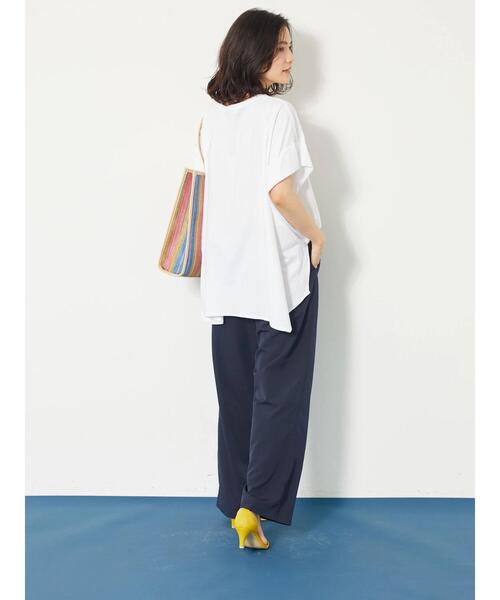 AMERICAN HOLIC(アメリカンホリック)の「アウトポケットワイドパンツ(その他パンツ・レディース・ベージュ/ネイビー・S/M/L)」の13枚目の写真