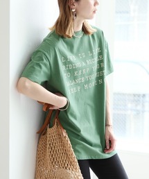 reca | 2wayプリントBIG Tシャツ(Tシャツ/カットソー)