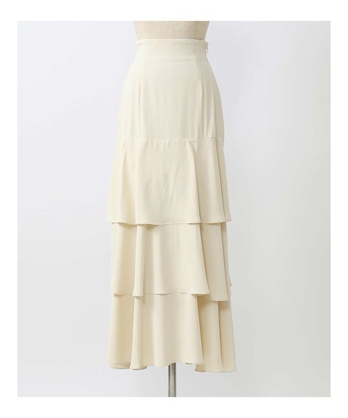one after another NICE CLAUP（ワンアフターアナザーナイスクラップ）の「ティアードロングスカート（スカート・レディース・アイボリー/モカ/ブラウン系その他・FREE）」の21枚目の写真