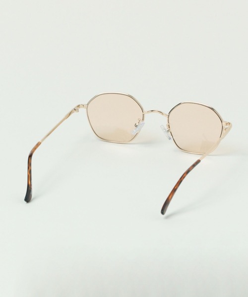 RAGEBLUE（レイジブルー）の「メタルフレームメガネ（サングラス・メンズ・ダークブラウン・FREE）」の7枚目の写真