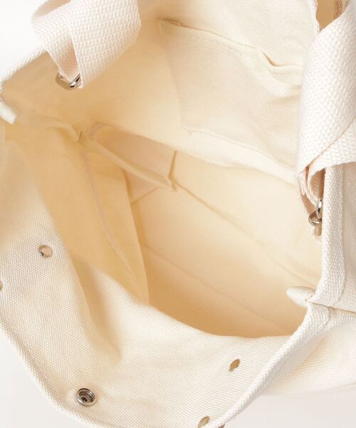 gossip！ロサンゼルス（ゴシップロサンゼルス）の「2WAY.キャンバスショルダーバッグ/トートバッグ（トートバッグ・レディース・オフホワイト・FREE）」の3枚目の写真