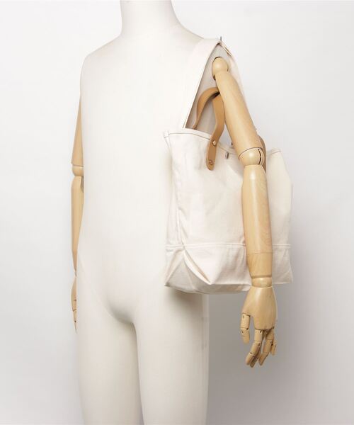 gossip！ロサンゼルス（ゴシップロサンゼルス）の「2WAY.キャンバスショルダーバッグ/トートバッグ（トートバッグ・レディース・オフホワイト・FREE）」の4枚目の写真