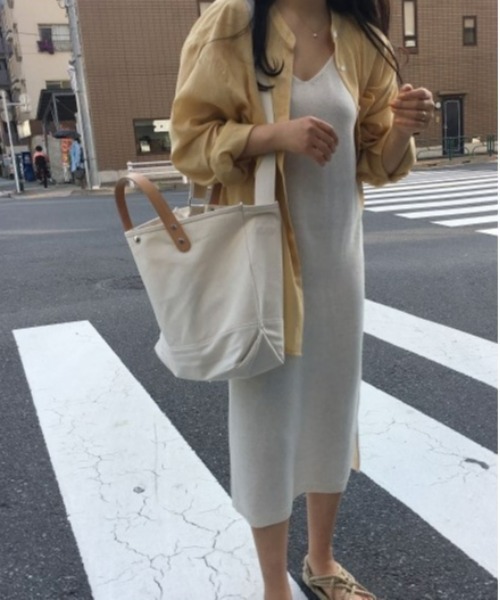 gossip！ロサンゼルス（ゴシップロサンゼルス）の「2WAY.キャンバスショルダーバッグ/トートバッグ（トートバッグ・レディース・オフホワイト・FREE）」の15枚目の写真