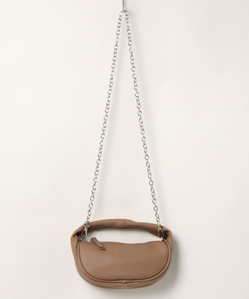 She's Closet（シーズクローゼット）の「フェイクレザー2wayミニワンハンドルバッグ/ショルダーバッグ（ハンドバッグ・レディース・ホワイト/ブラック/ベージュ/ブラウン/グリーン・FREE）」の7枚目の写真