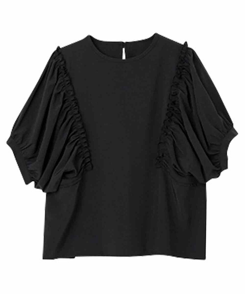 RANAN(ラナン)の「ボリューム袖ブラウス(シャツ/ブラウス・レディース・オレンジ/ホワイト・M/LL/L)」の8枚目の写真