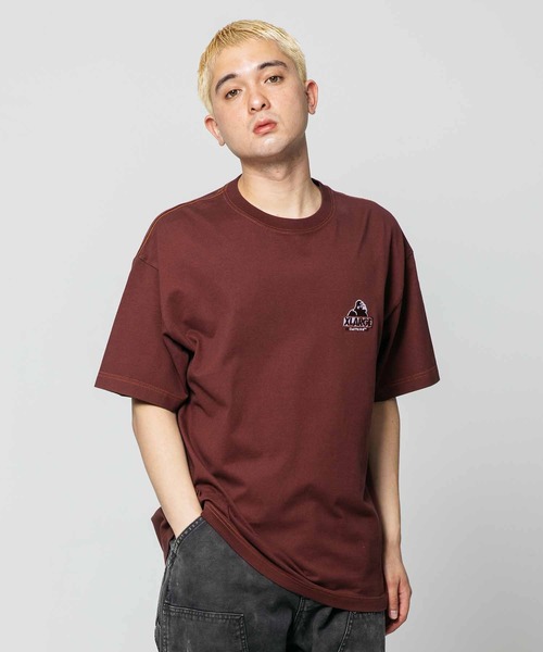 XLARGE（エクストララージ）の「OVERDYE SLANTED OG S/S TEE/加工 ロゴ