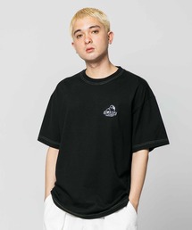 XLARGE | OVERDYE SLANTED OG S/S TEE/加工　ロゴ　刺繍(Tシャツ/カットソー)