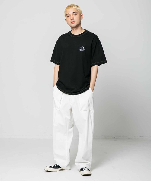 XLARGE（エクストララージ）の「OVERDYE SLANTED OG S/S TEE/加工 ロゴ