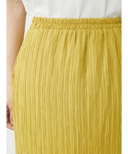 Green Parks(グリーンパークス)の「シャーリングジャガードスカート(スカート・レディース・ブラック/イエロー/ミント・FREE)」の21枚目の写真