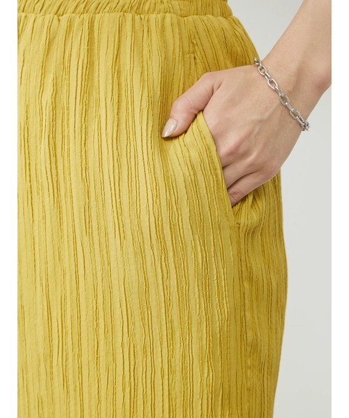 Green Parks(グリーンパークス)の「シャーリングジャガードスカート(スカート・レディース・ブラック/イエロー/ミント・FREE)」の18枚目の写真