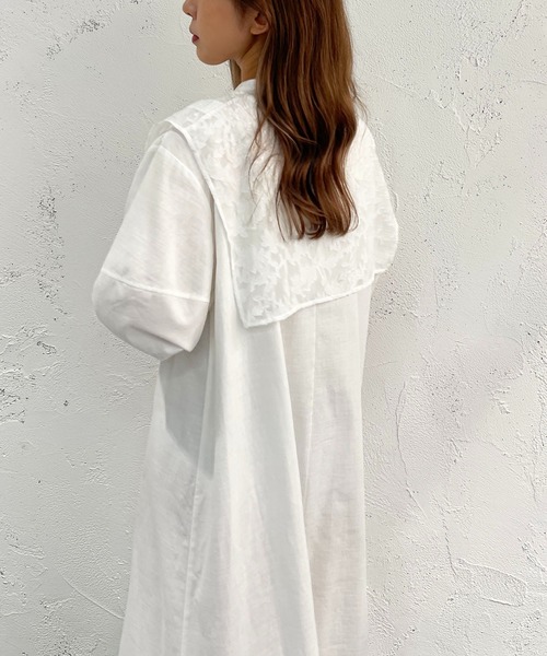apres jour mignon(アプレジュールミニョン)の「2WAYランタンスリーブワンピース【ZOZOTOWN限定アイテム】(ワンピース・レディース・ブラック/ベージュ/オフホワイト・X-LARGE/フリー)」の15枚目の写真