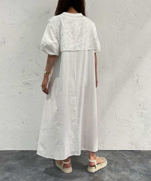 apres jour mignon(アプレジュールミニョン)の「2WAYランタンスリーブワンピース【ZOZOTOWN限定アイテム】(ワンピース・レディース・ブラック/ベージュ/オフホワイト・X-LARGE/フリー)」の21枚目の写真