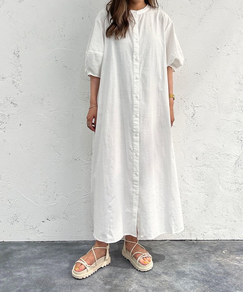 apres jour mignon(アプレジュールミニョン)の「2WAYランタンスリーブワンピース【ZOZOTOWN限定アイテム】(ワンピース・レディース・ブラック/ベージュ/オフホワイト・X-LARGE/フリー)」の10枚目の写真
