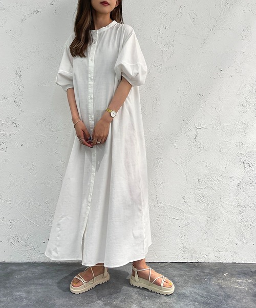 apres jour mignon(アプレジュールミニョン)の「2WAYランタンスリーブワンピース【ZOZOTOWN限定アイテム】(ワンピース・レディース・ブラック/ベージュ/オフホワイト・X-LARGE/フリー)」の19枚目の写真
