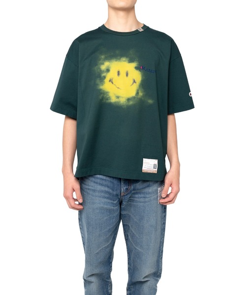 ◆メゾン ミハラヤスヒロ◆Smily Face Printed Tee スマイル T Maison MIHARA YASUHIRO（メゾンミハラヤスヒロ）の「Smily Face