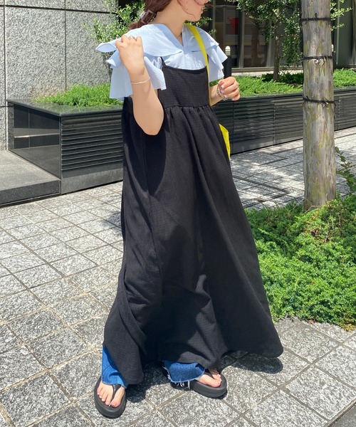 CPCM（シーピーシーエム）の「クラッシュジャガードキャミワンピース