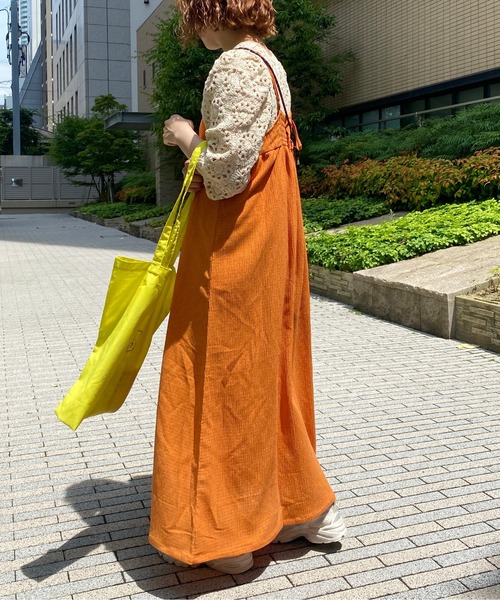 CPCM（シーピーシーエム）の「クラッシュジャガードキャミワンピース