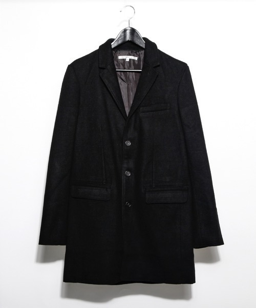 hardcover(ハードカバー)の「hardcover/メルトンチェスター(チェスターコート・レディース・ブラック・SMALL)」の7枚目の写真