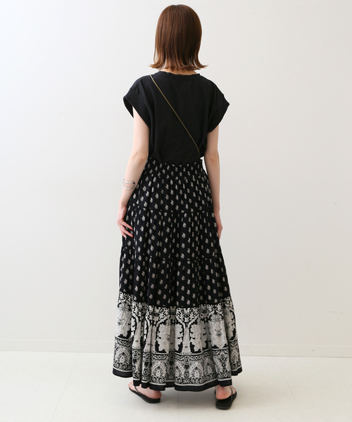 SLOBE IENA(スローブイエナ)の「【A BLENDS / エーブレンズ】SLOBE別注 製品染めカットソー(Tシャツ/カットソー・レディース・ブラック/ピンク/グリーン・FREE)」の6枚目の写真