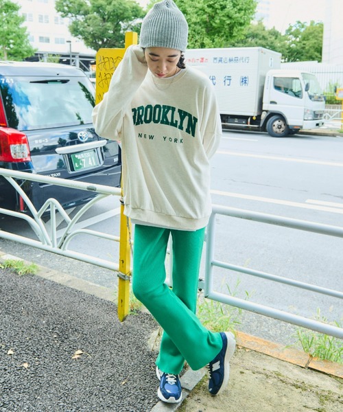 Auntie Rosa Holiday（アンティローザホリデー）の「※入荷禁止※リブニットパンツ / サイズ展開あり（その他パンツ・レディース・アイボリー/チャコールグレー/モカ/グリーン/ブラック・MEDIUM/SMALL）」の20枚目の写真