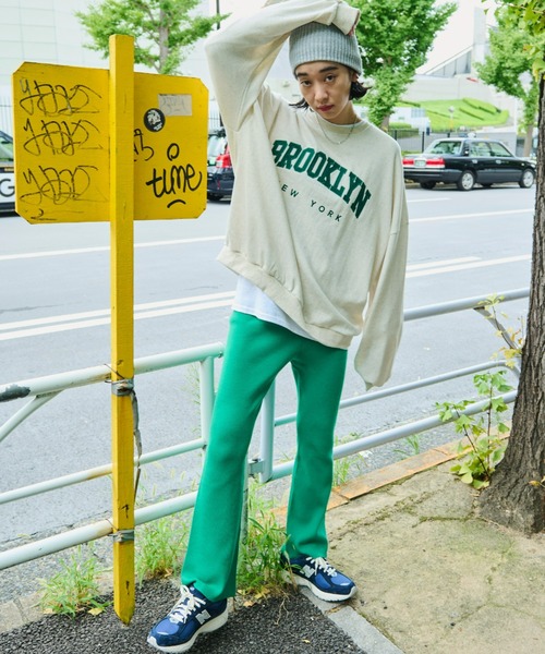 Auntie Rosa Holiday（アンティローザホリデー）の「※入荷禁止※リブニットパンツ / サイズ展開あり（その他パンツ・レディース・アイボリー/チャコールグレー/モカ/グリーン/ブラック・MEDIUM/SMALL）」の21枚目の写真