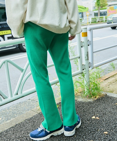 Auntie Rosa Holiday（アンティローザホリデー）の「※入荷禁止※リブニットパンツ / サイズ展開あり（その他パンツ・レディース・アイボリー/チャコールグレー/モカ/グリーン/ブラック・MEDIUM/SMALL）」の16枚目の写真