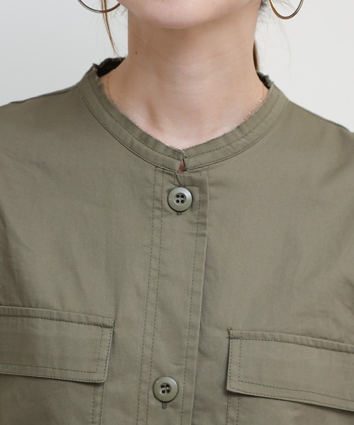 COLONY 2139（コロニートゥーワンスリーナイン）の「ミリタリーベスト（ベスト・レディース・カーキ/アイボリー・FREE）」の16枚目の写真