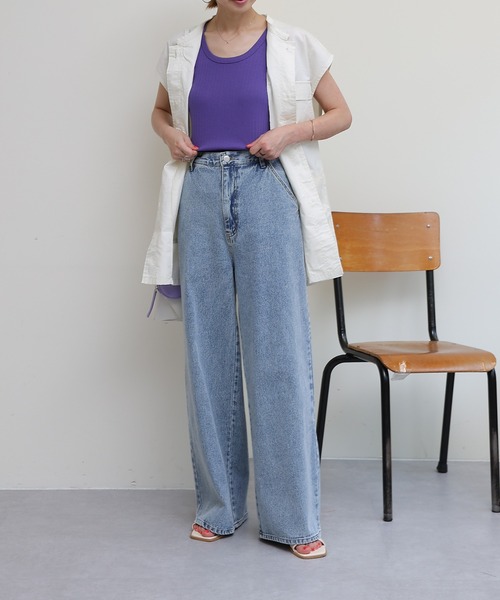 COLONY 2139（コロニートゥーワンスリーナイン）の「ミリタリーベスト（ベスト・レディース・カーキ/アイボリー・FREE）」の15枚目の写真