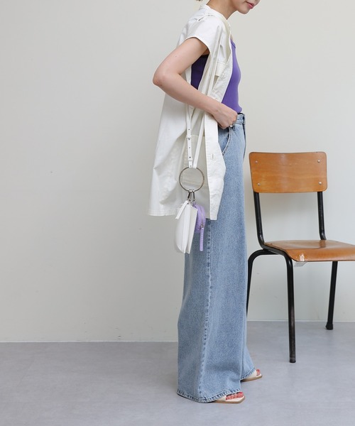 COLONY 2139（コロニートゥーワンスリーナイン）の「ミリタリーベスト（ベスト・レディース・カーキ/アイボリー・FREE）」の10枚目の写真