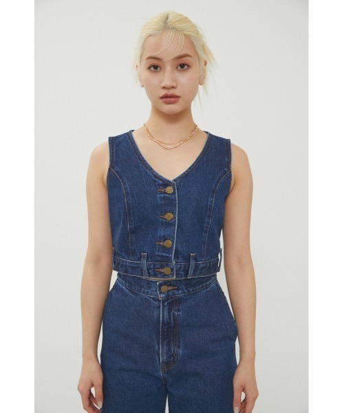LAGUA GEM（ラグアジェム）の「VELA DENIM VEST-A デニムベスト