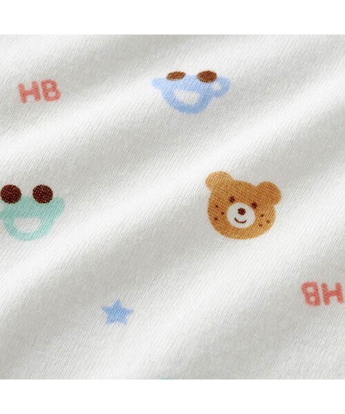 HOT BISCUITS(ホットビスケッツ)の「半袖ボディシャツ(前開き)(肌着・キッズ・ピンク/ブルー/グリーン/マルチ・70cm/60cm)」の12枚目の写真