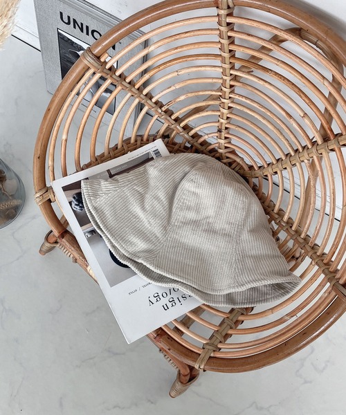 AS KNOW AS plus（アズノゥアズプラス）の「色々チューリップハット（ハット・レディース・ブラック/ホワイト系その他/ブラック系その他/アイボリー・FREE）」の10枚目の写真