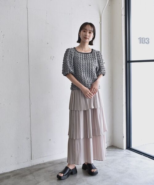 RETRO GIRL(レトロガール)の「柄ポコポコ2WAYトップス(Tシャツ/カットソー・レディース・レッド系その他/イエロー系その他/ブラック系その他・FREE)」の7枚目の写真
