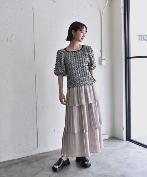 RETRO GIRL(レトロガール)の「柄ポコポコ2WAYトップス(Tシャツ/カットソー・レディース・レッド系その他/イエロー系その他/ブラック系その他・FREE)」の8枚目の写真