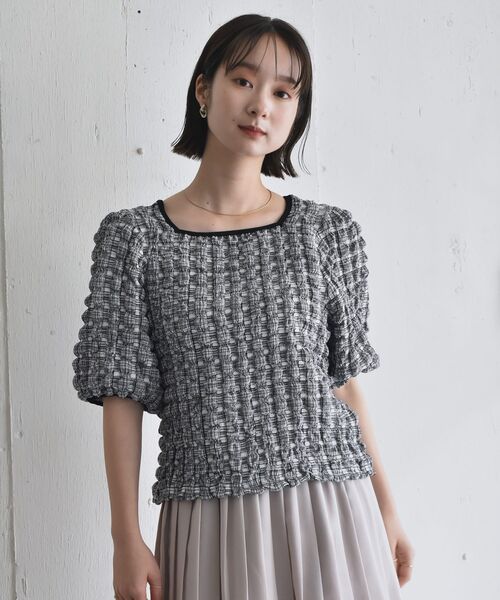 RETRO GIRL(レトロガール)の「柄ポコポコ2WAYトップス(Tシャツ/カットソー・レディース・レッド系その他/イエロー系その他/ブラック系その他・FREE)」の11枚目の写真