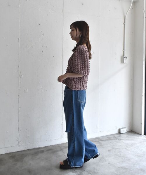RETRO GIRL(レトロガール)の「柄ポコポコ2WAYトップス(Tシャツ/カットソー・レディース・レッド系その他/イエロー系その他/ブラック系その他・FREE)」の17枚目の写真