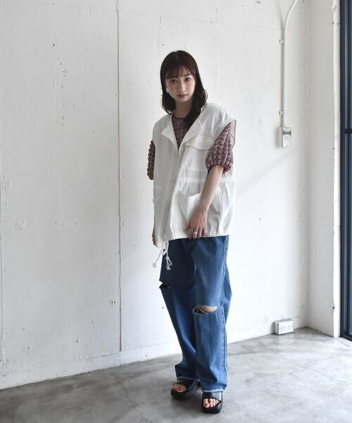 RETRO GIRL(レトロガール)の「柄ポコポコ2WAYトップス(Tシャツ/カットソー・レディース・レッド系その他/イエロー系その他/ブラック系その他・FREE)」の19枚目の写真
