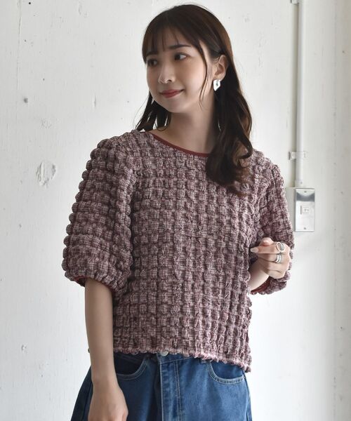 RETRO GIRL(レトロガール)の「柄ポコポコ2WAYトップス(Tシャツ/カットソー・レディース・レッド系その他/イエロー系その他/ブラック系その他・FREE)」の21枚目の写真