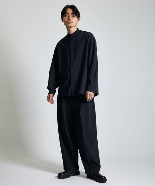 city（シティ）の「BAND COLLAR FLY FRONT SHIRTS/バンドカラーシャツ（シャツ/ブラウス・メンズ・その他17/キナリ・1/2/3）」の3枚目の写真