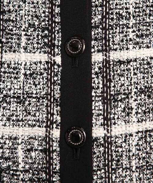 COUP DE CHANCE（クードシャンス）の「◆【セットアップ対応】ツイードノーカーラージャケット（スーツジャケット・レディース・ベージュ系その他7/ブラック系3・40/38/36/34）」の16枚目の写真