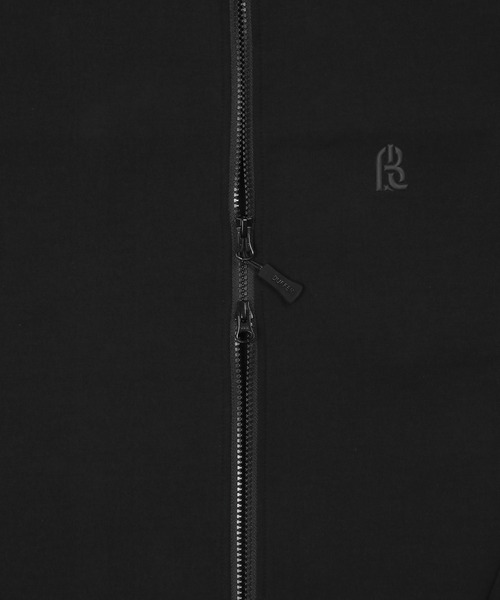 The DUFFER of ST.GEORGE(ザダファーオブセントジョージ)の「〔BLACK LABEL〕"SORONA" DK ZIP CREW:セットアップ ダンボールニット フルジップ クルートップス(カーディガン/ボレロ・メンズ・ブラック/グレー・SMALL/MEDIUM/LARGE/X-LARGE)」の15枚目の写真