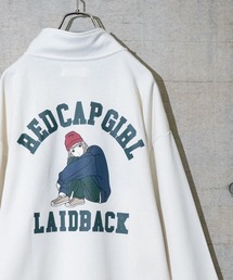Red Cap Girl | 【a-r】〔Red Cap Girl/レッドキャップガール〕裏毛RCGフロントワッペン バックプリント ハーフZIPプルオーバー(スウェット)