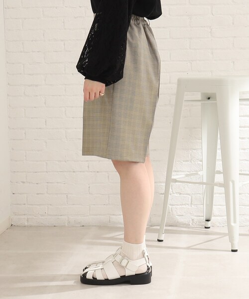 Cutie Blonde(キューティーブロンド)の「◆【セットアップ可能】チェックハーフパンツ(その他パンツ・レディース・ブラウン系2/ベージュ系1・02/03)」の20枚目の写真
