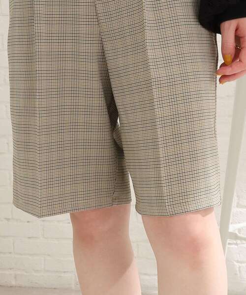 Cutie Blonde(キューティーブロンド)の「◆【セットアップ可能】チェックハーフパンツ(その他パンツ・レディース・ブラウン系2/ベージュ系1・02/03)」の9枚目の写真