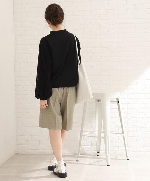 Cutie Blonde(キューティーブロンド)の「◆【セットアップ可能】チェックハーフパンツ(その他パンツ・レディース・ブラウン系2/ベージュ系1・02/03)」の22枚目の写真