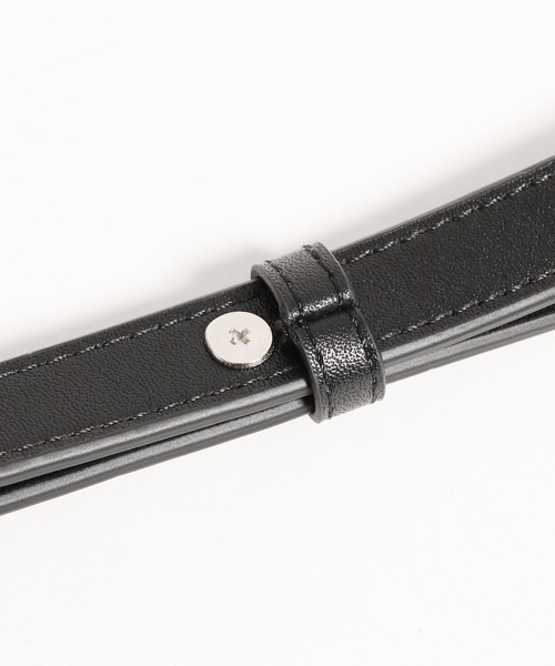 NaNa-NaNa(ナナナナ)の「nana-nana/ナナナナ A4 RECYCLED LEATHER ショルダーバック 2WAY(ショルダーバッグ・レディース・ブラック・ONE SIZE)」の5枚目の写真