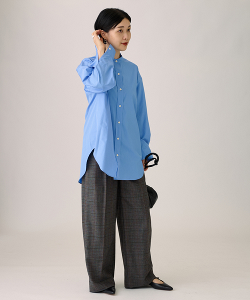 journal standard L'essage（ジャーナルスタンダードレサージュ）の「チェック ワイドパンツ（その他パンツ・レディース・グレー/ブラウン系その他/ブラウン・36/38）」の8枚目の写真