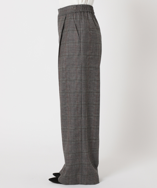 journal standard L'essage（ジャーナルスタンダードレサージュ）の「チェック ワイドパンツ（その他パンツ・レディース・グレー/ブラウン系その他/ブラウン・36/38）」の22枚目の写真