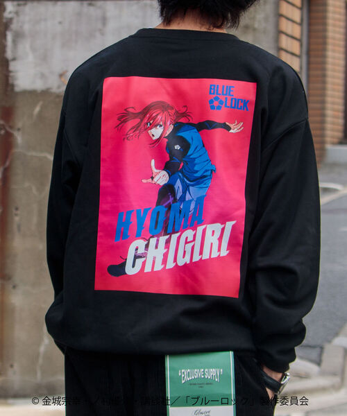GLOSTER（グロスター）の「【BLUELOCK/ブルーロック】バックプリントスウェット（スウェット・メンズ・ブラック系その他/ブラック系その他2/ブラック系その他3/ブラック系その他4・M/L）」の4枚目の写真